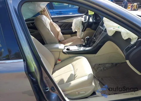 2014 Infiniti Q50 Premium из США, поврежденный, VIN JN1BV7AR2EM695472